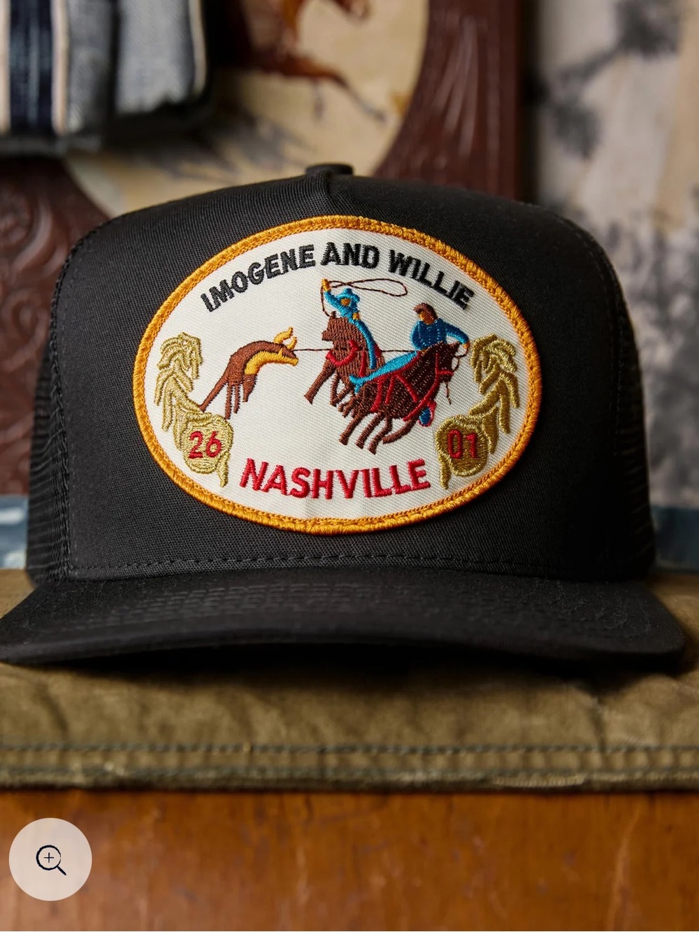 NWT FIRM PRICE Imogene + Willie The "roundup" trucker hat, black, OS
